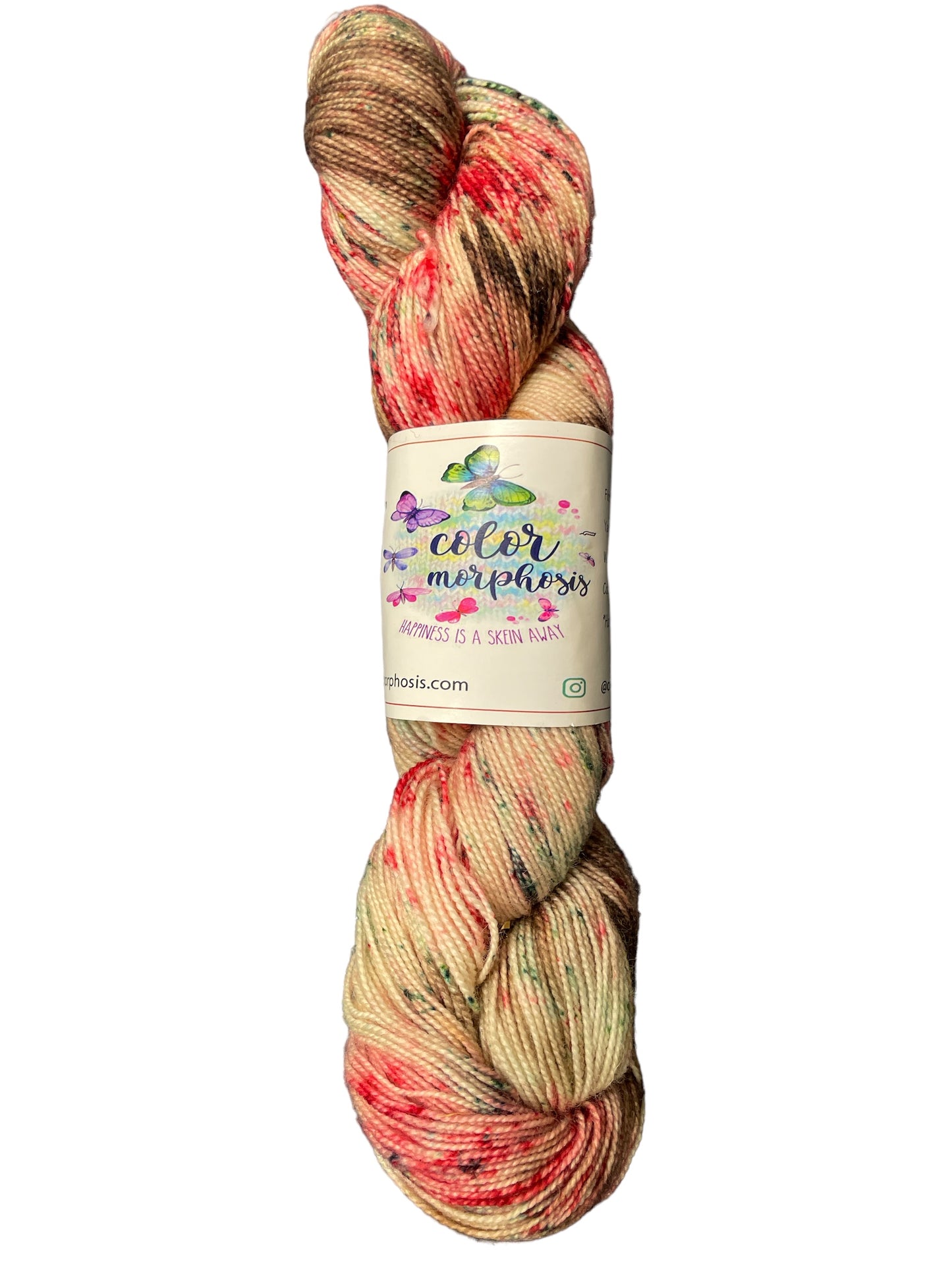 CHOPPING DOWN THE CHRISTMAS TREE Hand Dyed Yarn