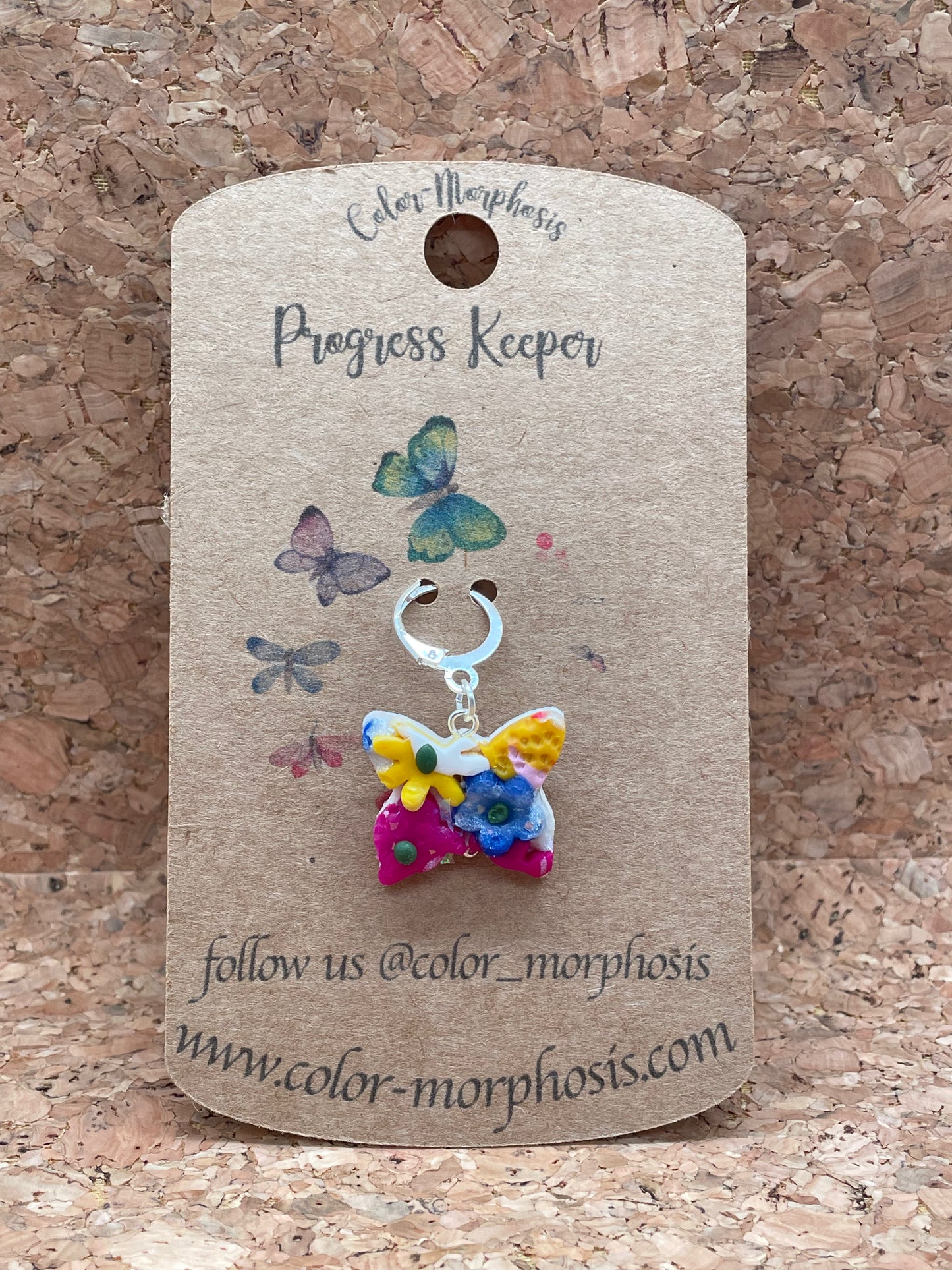 FLORAL BUTTERFLY PROGRESS KEEPER