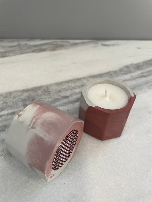 Hand Poured Chocolate Covered Strawberries Scented Candle